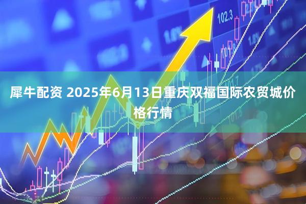 犀牛配资 2025年6月13日重庆双福国际农贸城价格行情