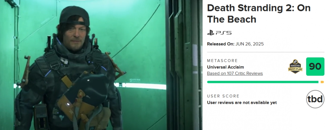 速盈策略 好评如潮！《死亡搁浅2》已誉为年度最佳有力竞争者！